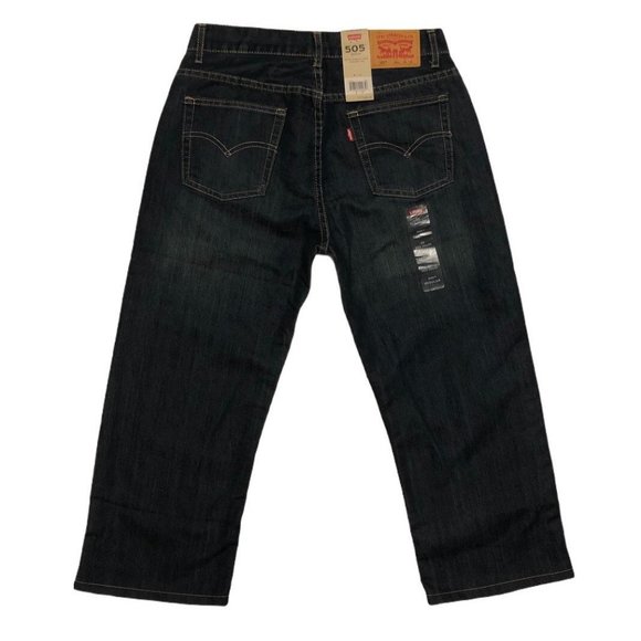 Levi’s 505 Boy’s Size 20 Reg 30 X 21.5 Blue Jeans - Picture 1 of 7